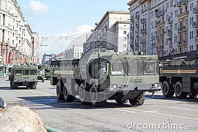 Russian army parade Editorial Stock Photo