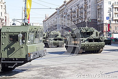 Russian army parade Editorial Stock Photo
