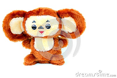 Russian cartoon character Cheburashka Editorial Stock Photo