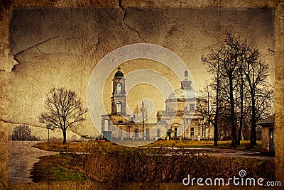 Russian church Stock Photo