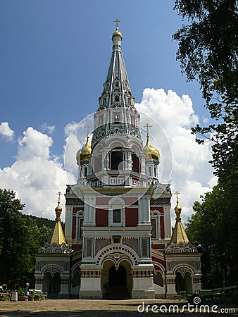 Russian Church - Shipka Village Stock Photo