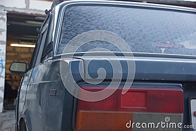 Russian classic car of the last century Stock Photo