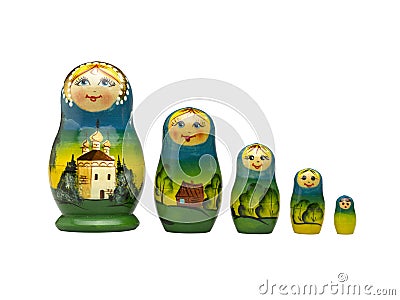 Russian doll - matreshka Stock Photo