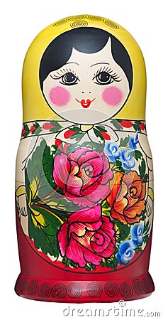 Russian doll matryoshka Stock Photo