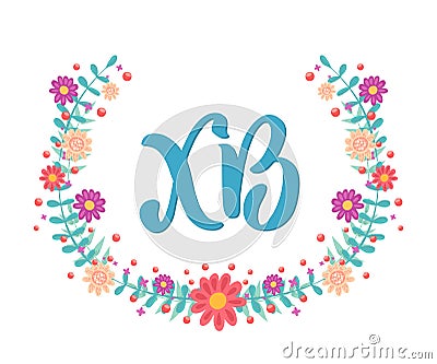 Russian easter greeting card. Vector Illustration