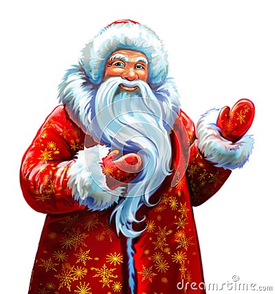 Russian Father Frost Stock Photo