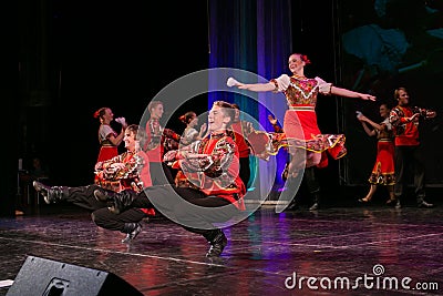 Russian folk dance Editorial Stock Photo