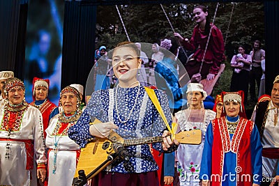 Russian Folk Ensemble Editorial Stock Photo