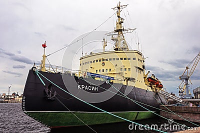 Russian icebreaker Editorial Stock Photo