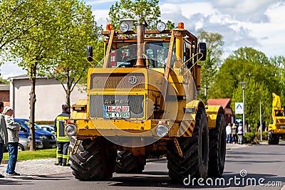 Russian Kirowez K 700 tractor Editorial Stock Photo