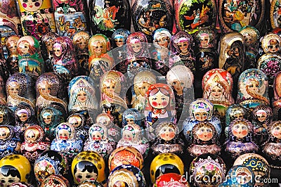 Russian matreshka Stock Photo