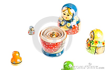 Russian Matryoshka doll Stock Photo