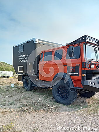 Russian Medical Vehicle Editorial Stock Photo