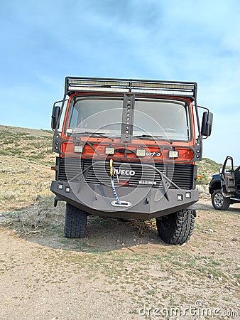 Russian Medical Vehicle Editorial Stock Photo