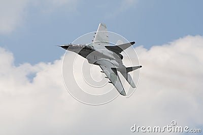 Russian military fighter jet mig 29 Stock Photo