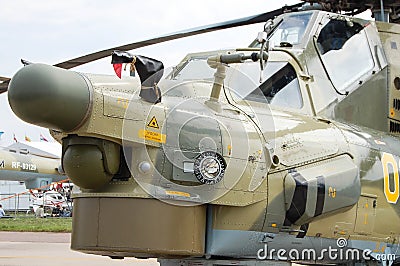Russian military helicopter Ka 52 Alligator Editorial Stock Photo
