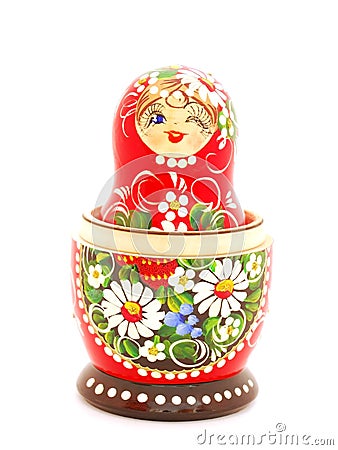 Russian Nesting Doll Stock Photo