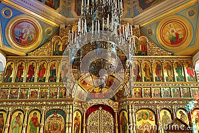 Russian Orthodox Cathedral Zenkov in Almaty, Kazakhstan Editorial Stock Photo