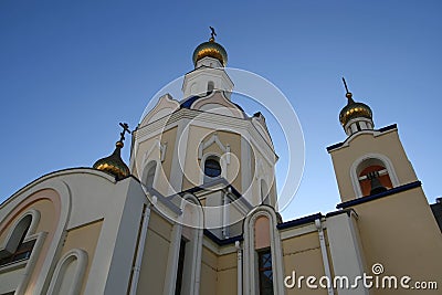 A Russian orthodox temple. Belgorod. Russia. Stock Photo