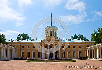 Russian Palace. Arkhangelskoe Stock Photo