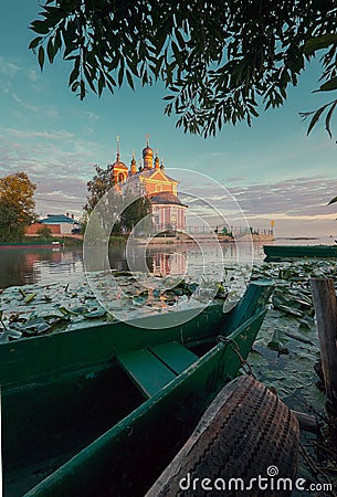 Russian provincial town Pereslavl Zalessky Stock Photo