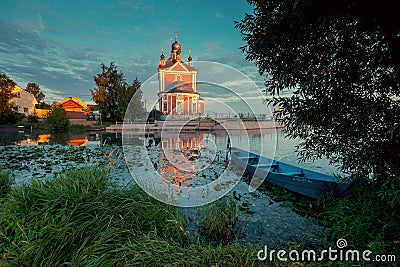 Russian provincial town Pereslavl Zalessky Stock Photo