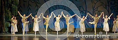 Russian royal ballet perform Swan Lake Editorial Stock Photo