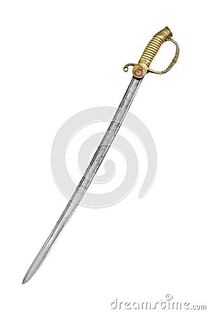 Russian sabre (saber, cavalry sword) for bravery. St. Gerorge Sw Stock Photo