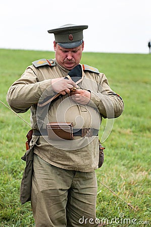 Russian soldier Editorial Stock Photo