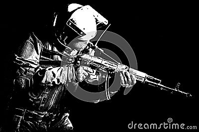 Russian special forces Stock Photo