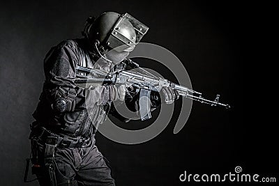 Russian special forces Stock Photo