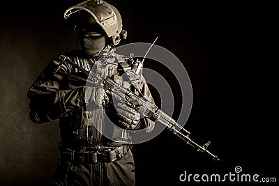 Russian special forces Stock Photo