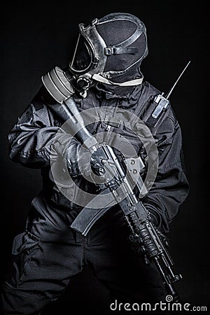 Russian special forces Stock Photo