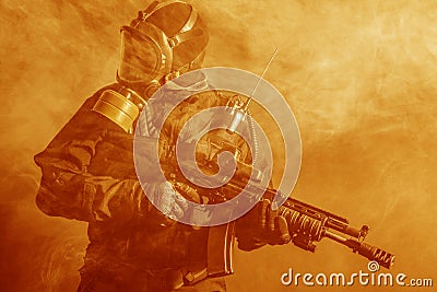 Russian special forces operator Stock Photo