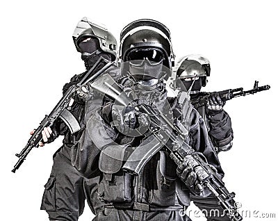 Russian special forces Stock Photo