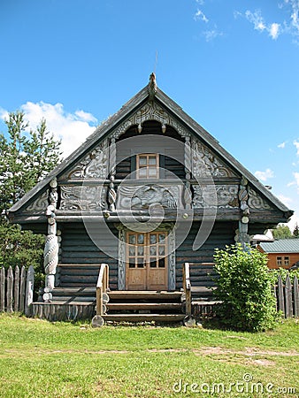 Traditional russian style houses Traditional russian style houses