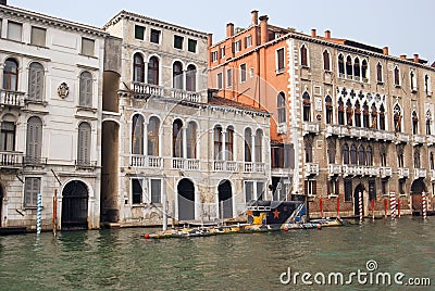 Russian submarine in Venice Stock Photo