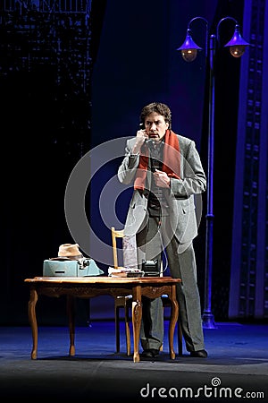 Russian theater and film actor Grigory Antipenko Editorial Stock Photo