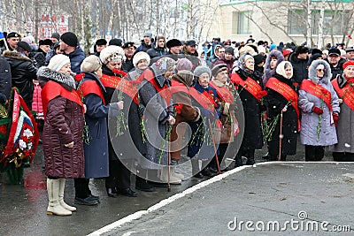 Russian women veterans of war Editorial Stock Photo