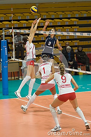 Russian women volleyball Editorial Stock Photo