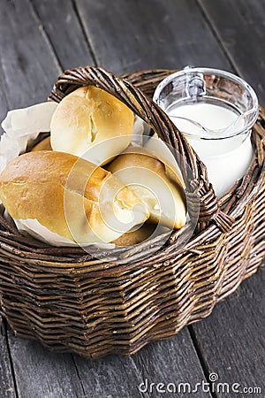 Russians traditional pastries - pies Stock Photo