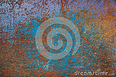 Rust Grunge Background Stock Photo