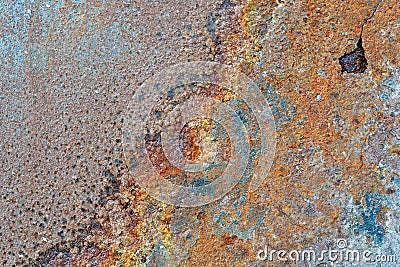 Rust on metal Stock Photo