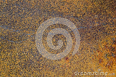 Rust on an old sheet of metal texture Stock Photo