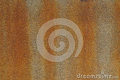 Rust stains on stone wall Stock Photo