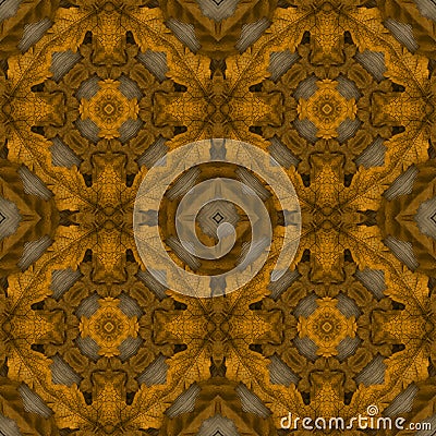 Rust triangle mosaic detailed seamless textured pattern background Stock Photo