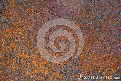 Rusted Caustic Metal Stock Photo