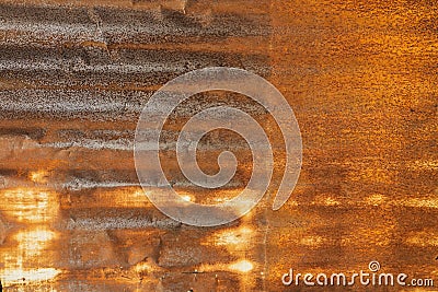 Rusted galvanized iron plate texture. Rusty zinc plate background. Design element vintage background Stock Photo