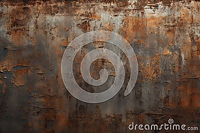 Rusted Iron wall texture Stock Photo