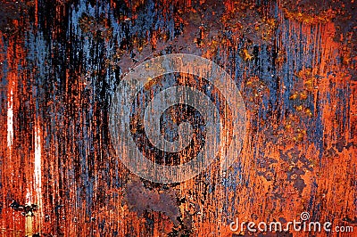 Rusted Metal Texture for Background Stock Photo